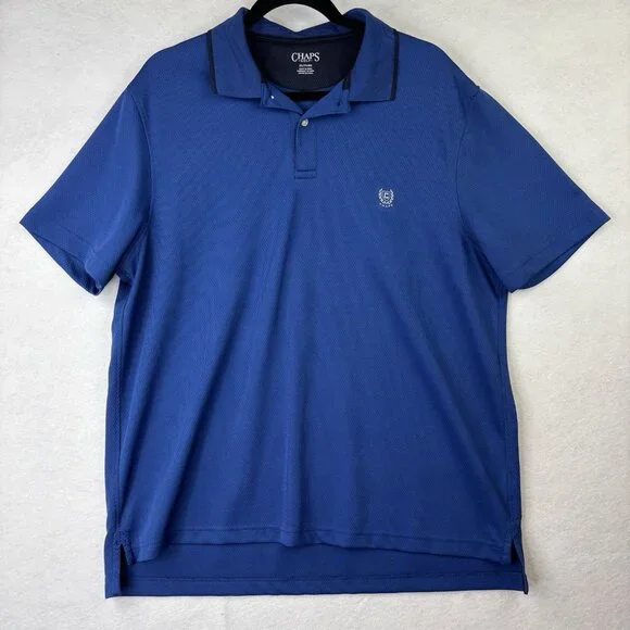 Chaps Golf Polo Shirt Stay Dry Wicking Mens Size XL Short Sleeve Classic Fit - Picture 1 of 8